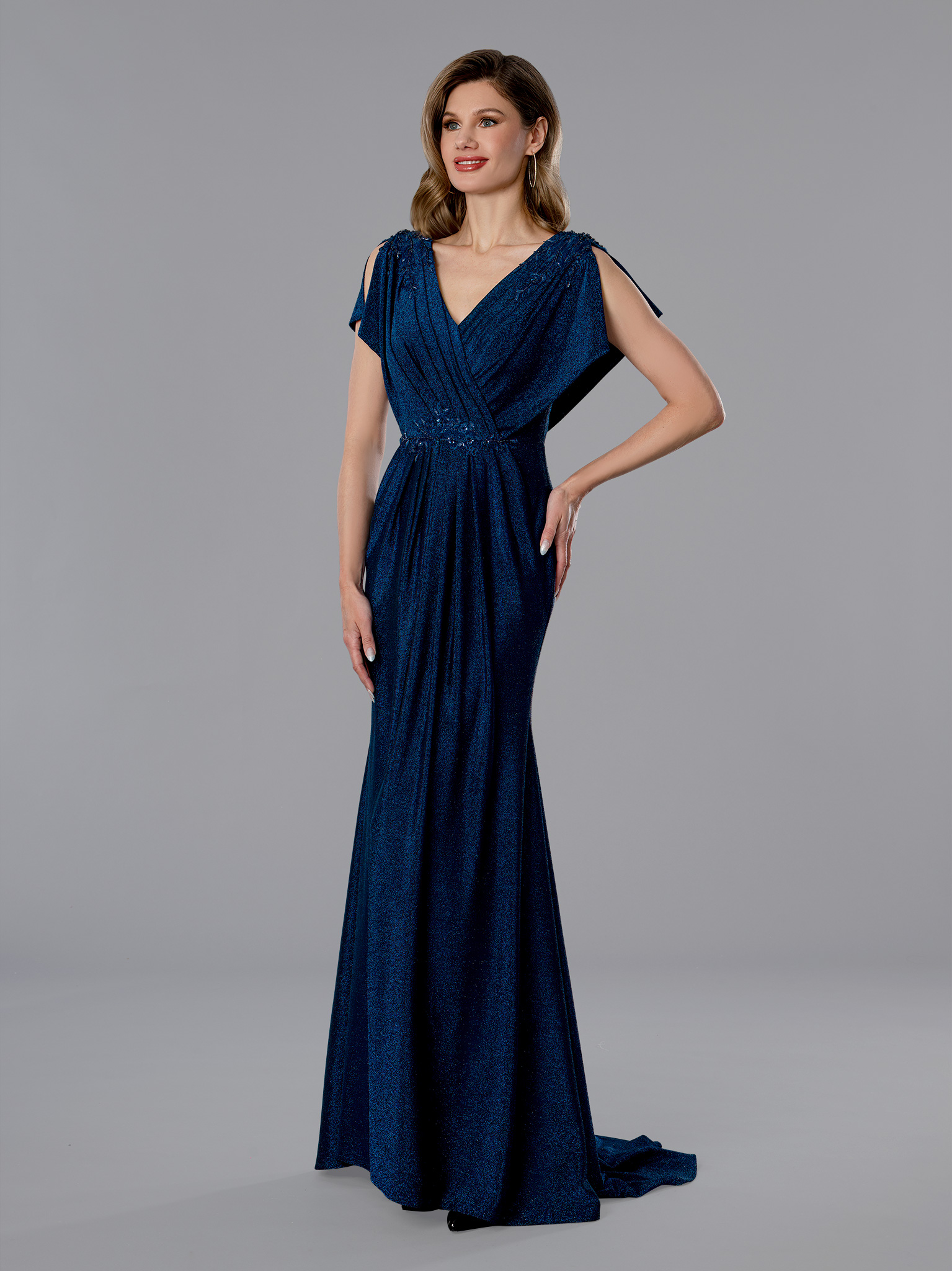 purple bridesmaid dresses under 50 Long Chiffon Bridesmaid Dress, Purple Off-Shoulder Bridesmaid Dress, C –  Dairy Bridal main image 0